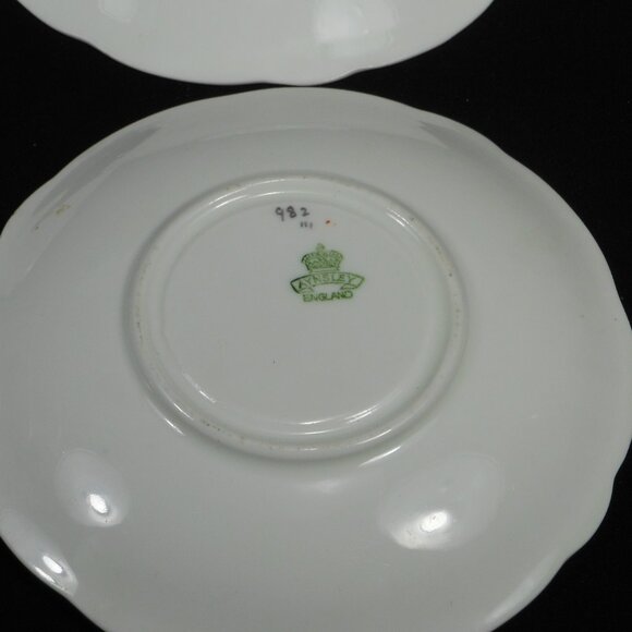 4 Vintage Saucers. Aynsley U.K. #982 - Picture 7 of 8